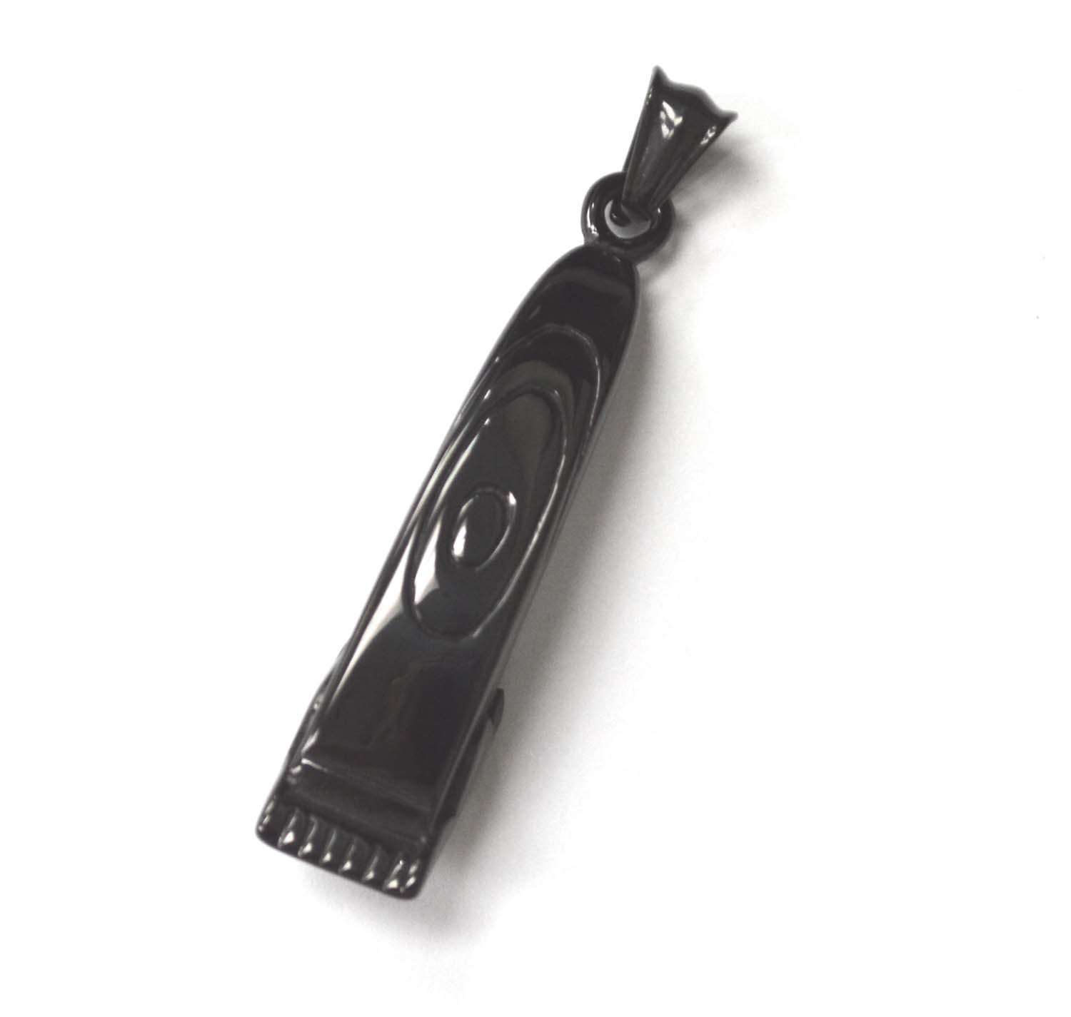 Razor Black Plated Pendant 86-2222B