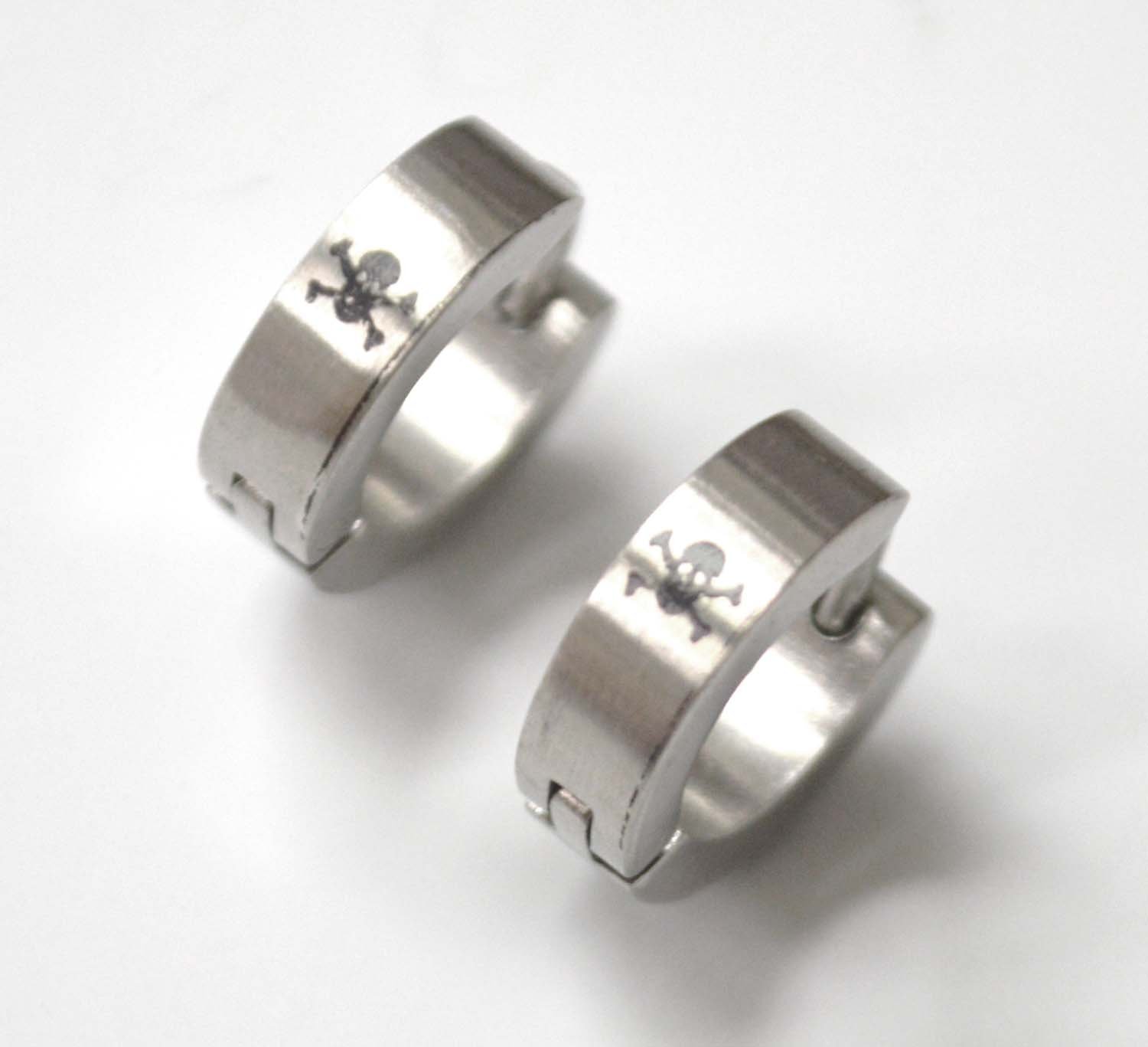 CROSS BONE HUGGIE EARRINGS 83-829