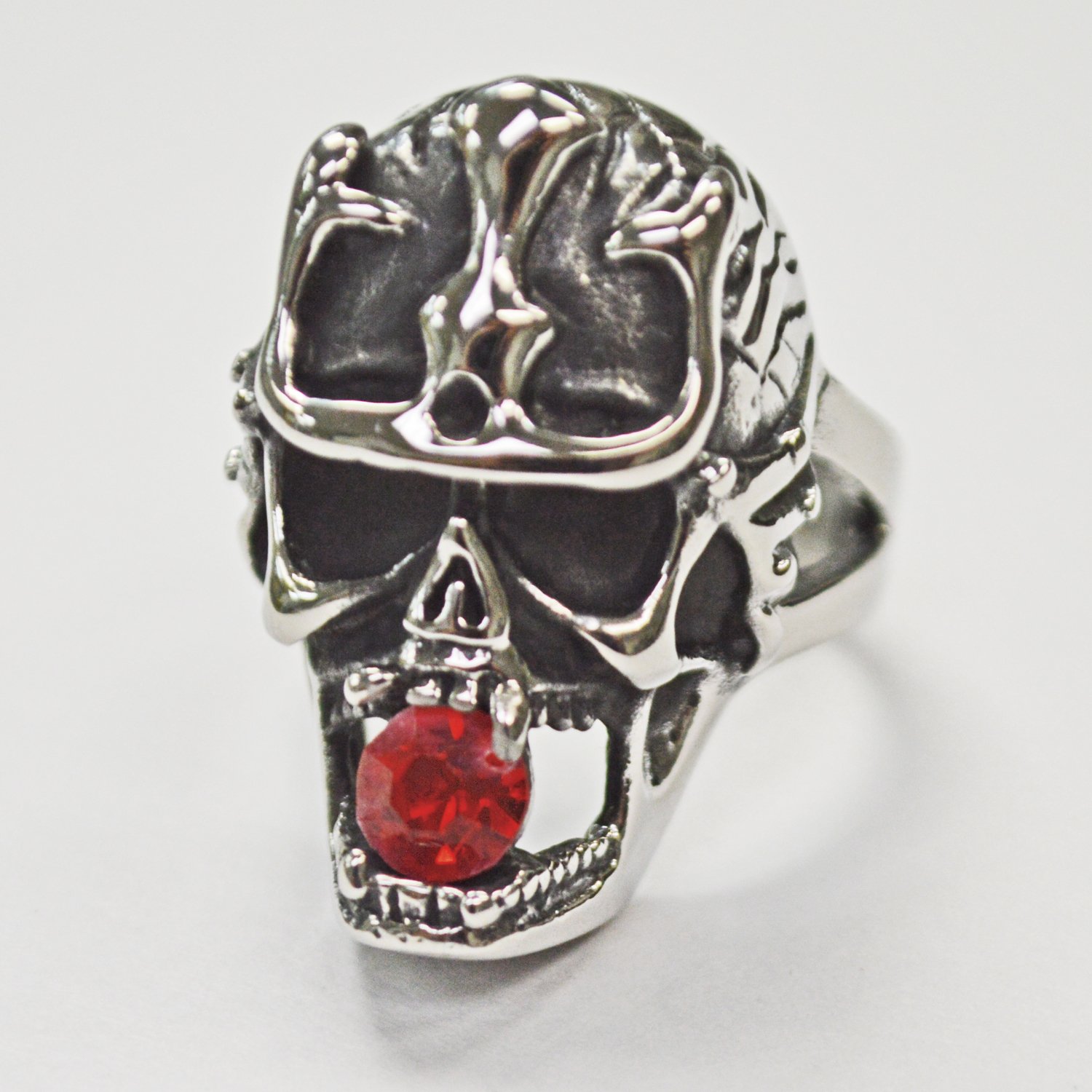 SKULL RING (18x30mm) 81-1217