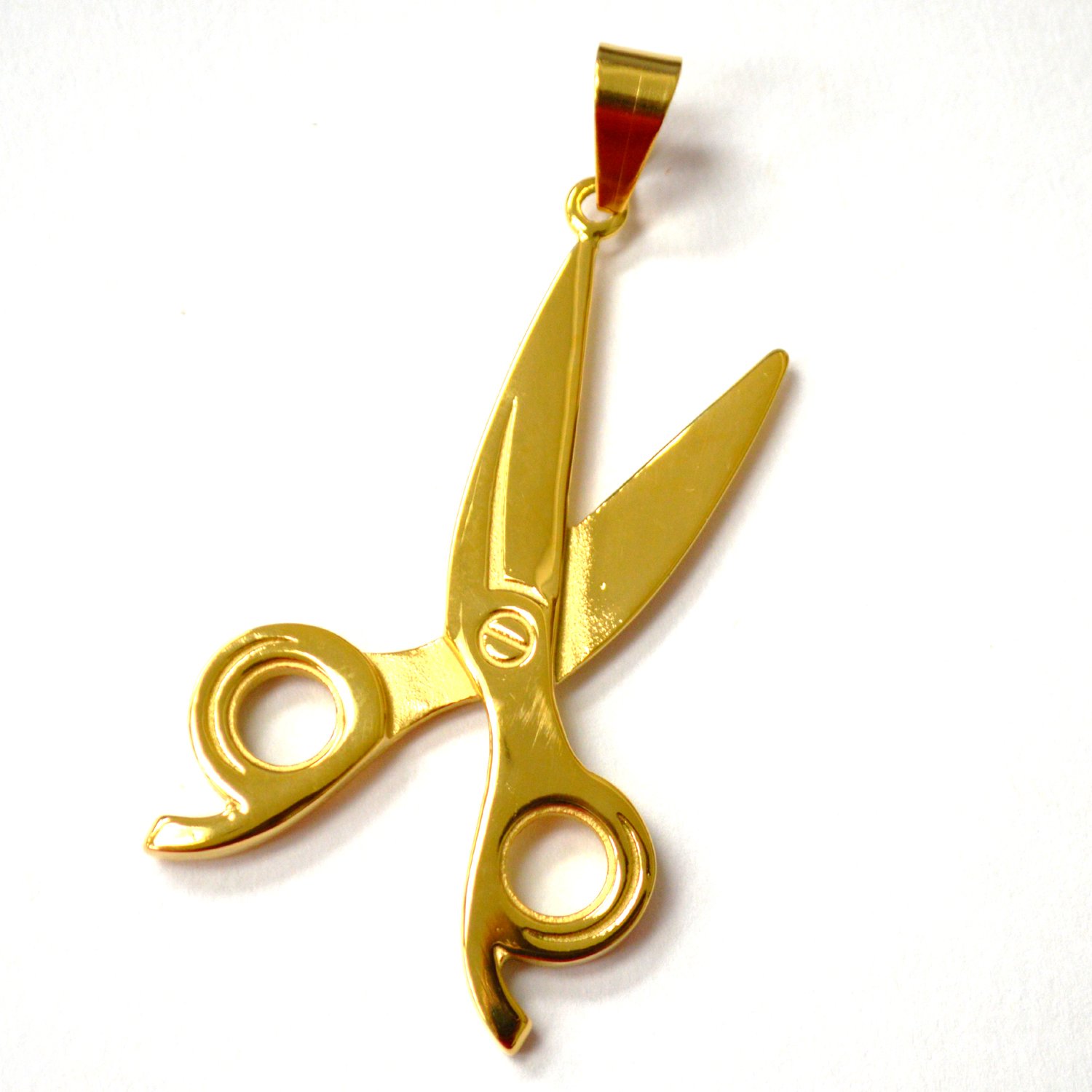 Scissor Gold Plated Pendant 86-2610G
