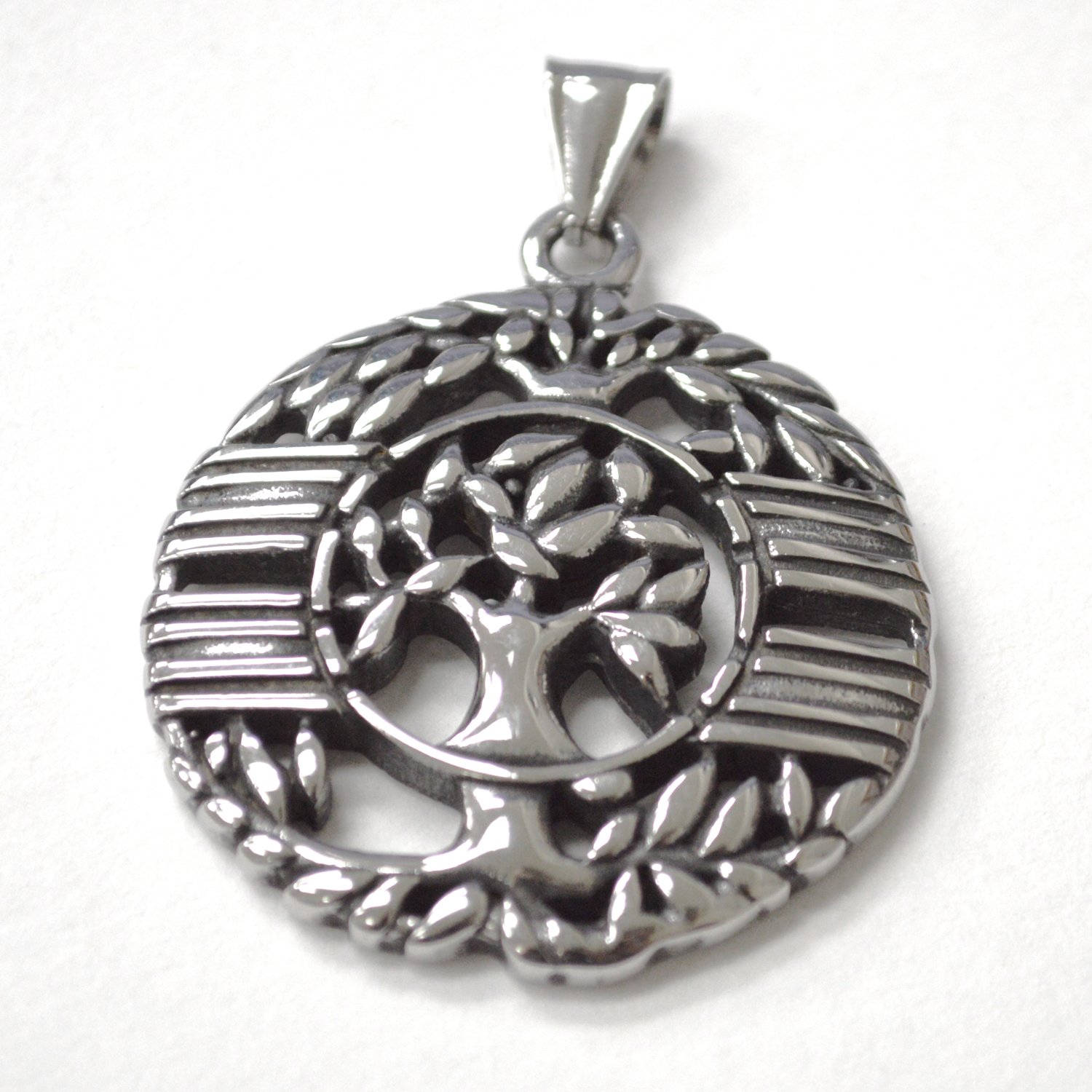 Tree of Life Stainless Steel Pendant 86-2989
