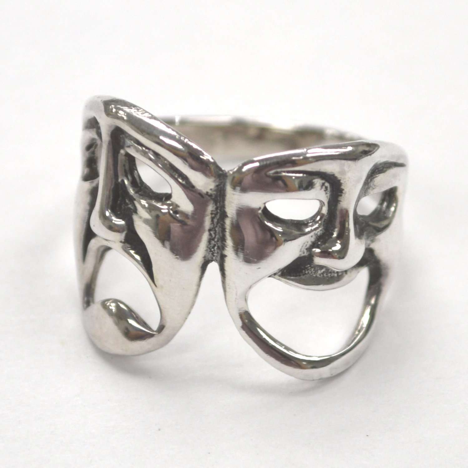Comedy Tragedy Sterling Silver Ring 51-1201