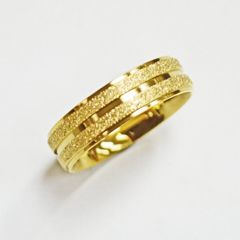 Glitter Gold IP Plated RING 81-1243G