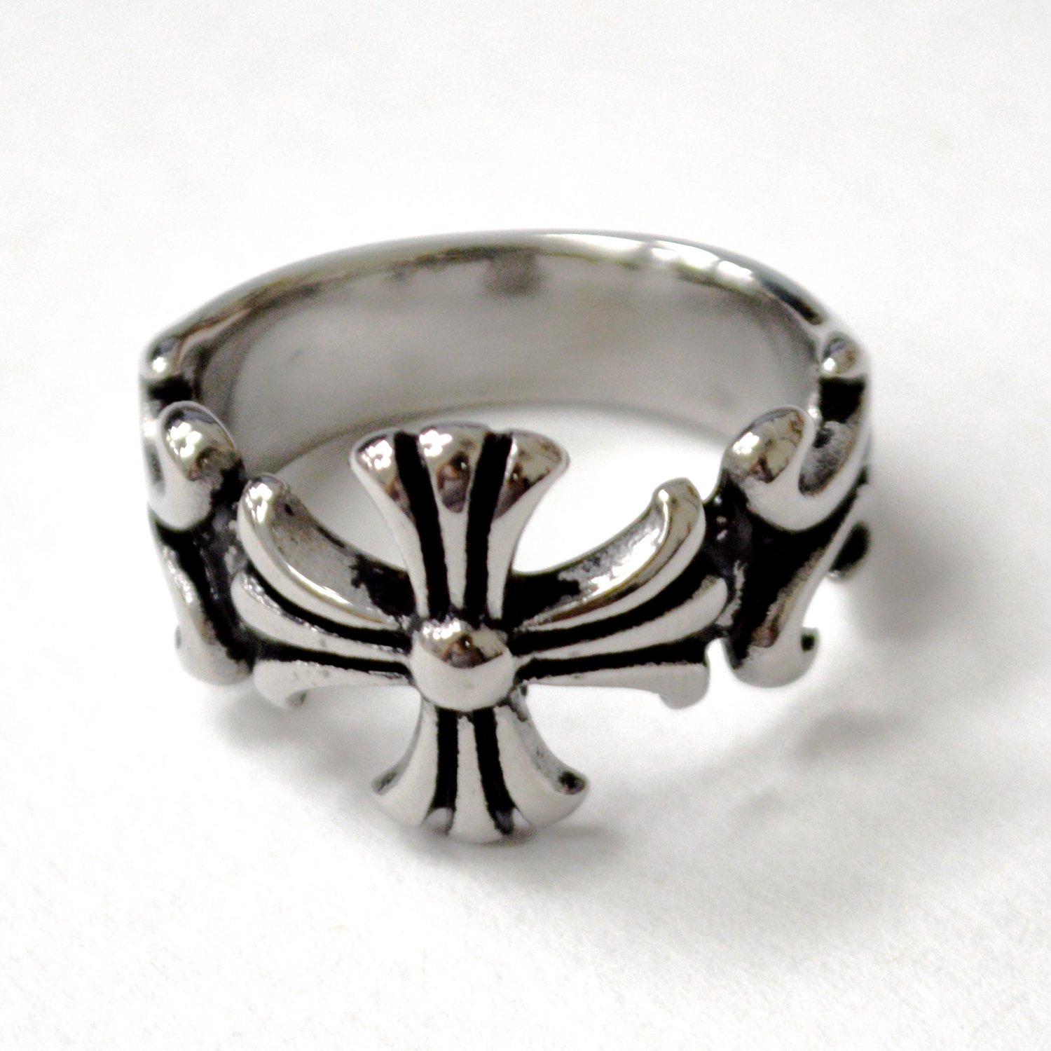 Cross Stainless Steel Ring 81-1312