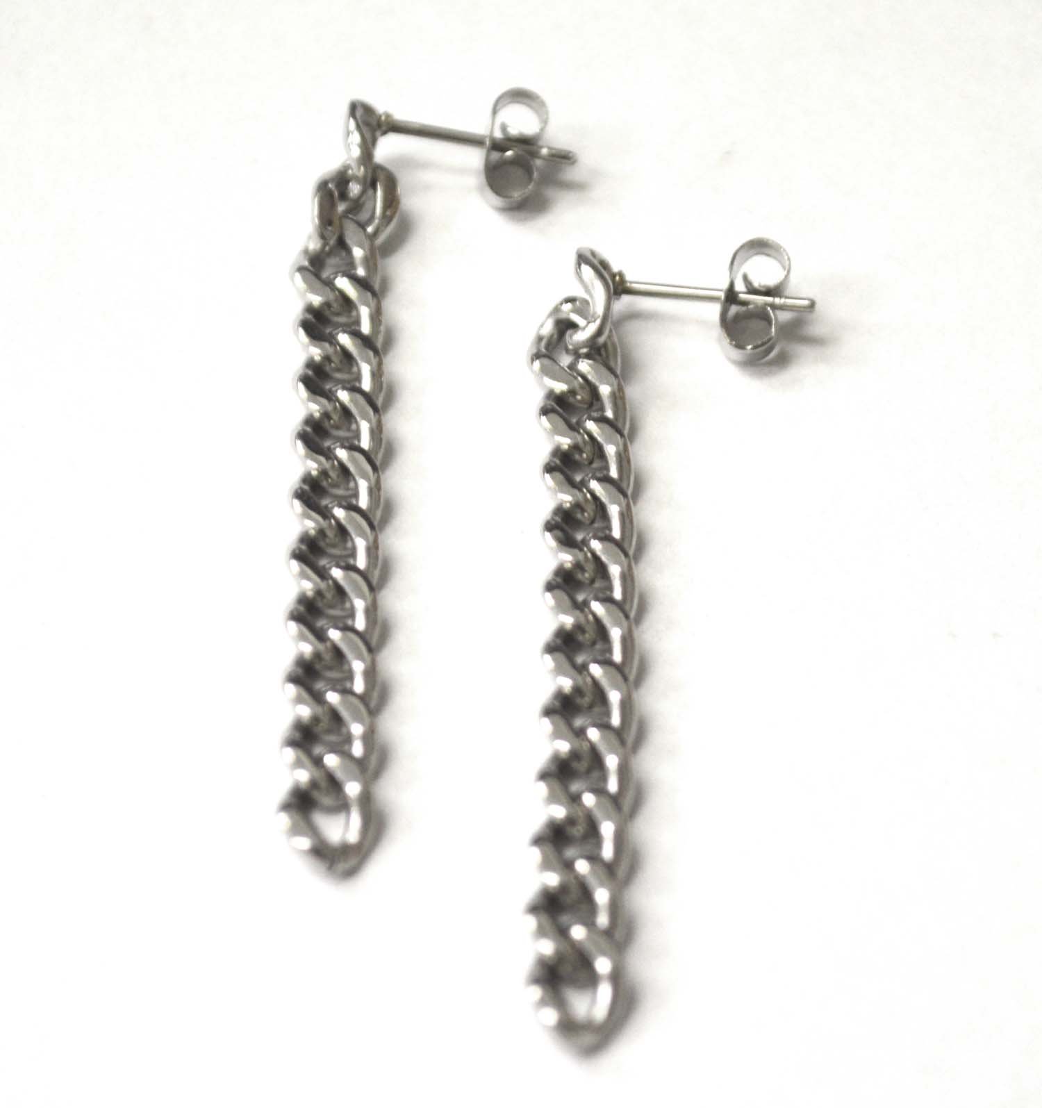 Dangling Cuban Link Earring 83-804