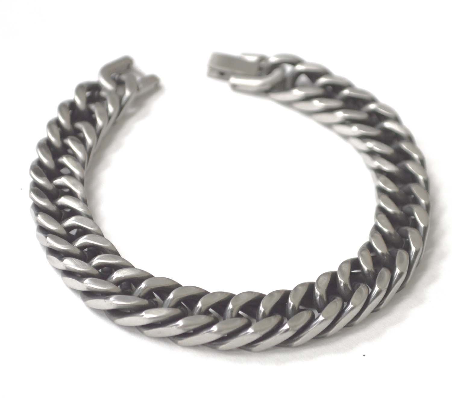 10mm Rombo Link Matte Finished Bracelet 84-1868-3