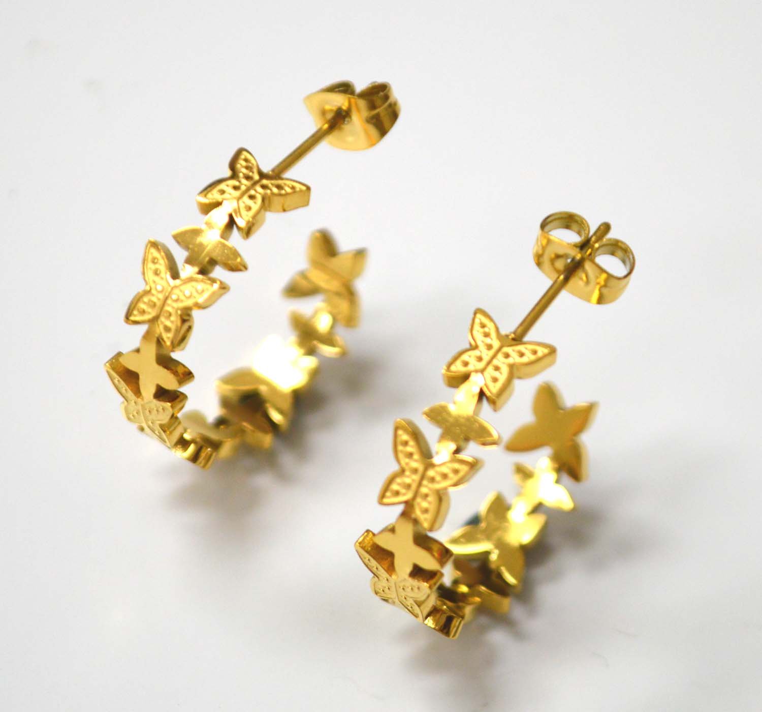 Butterfly Gold Plated Earring 83-849G