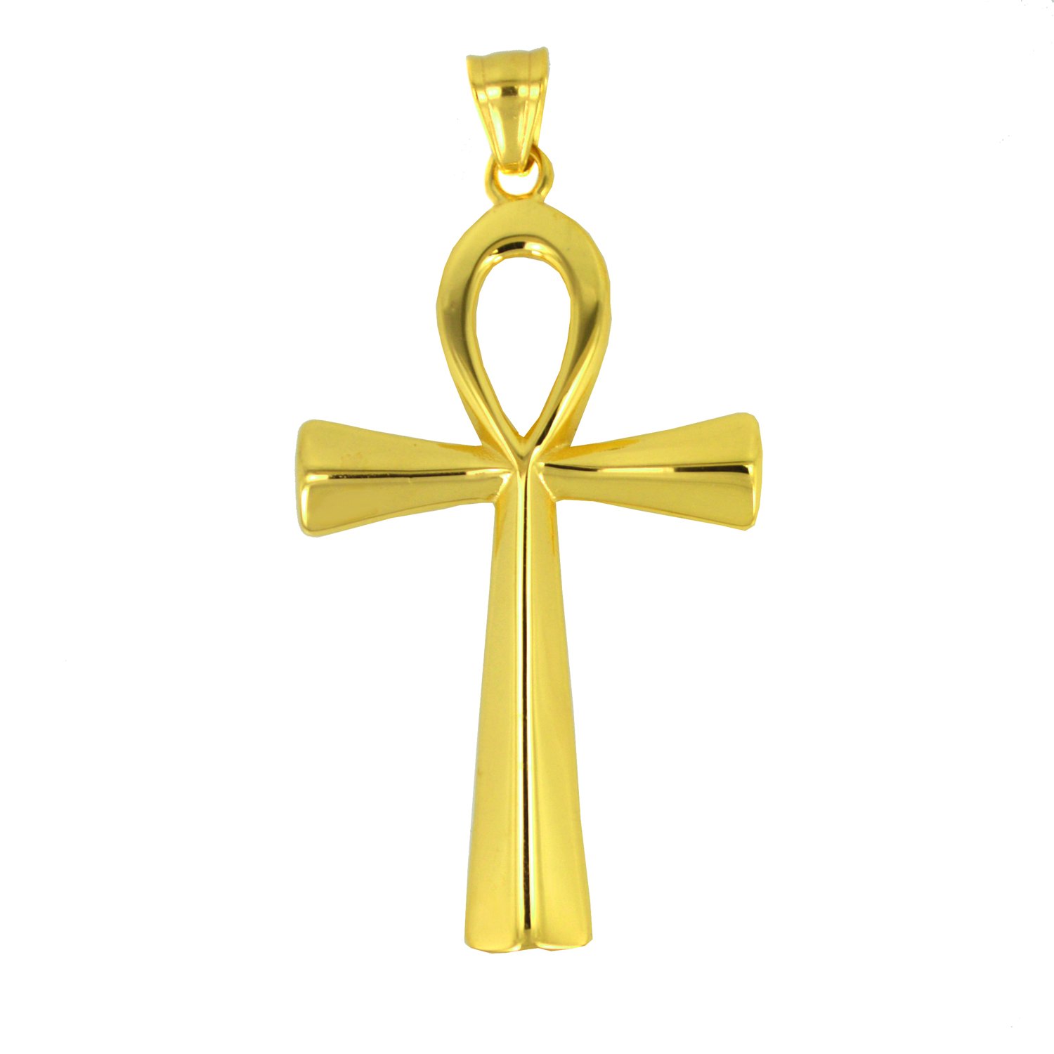 ANK Gold Plated Pendant 86-1923G-L