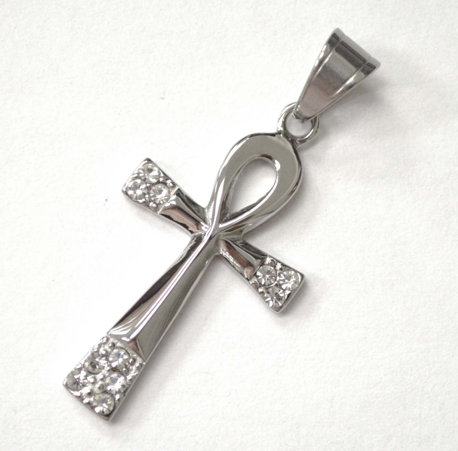 Ank Stainless Steel Pendant 86-2046S-Sm