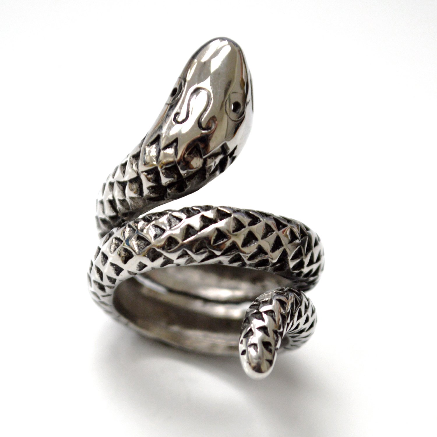 Snake Stainless Steel Ring 81-1814