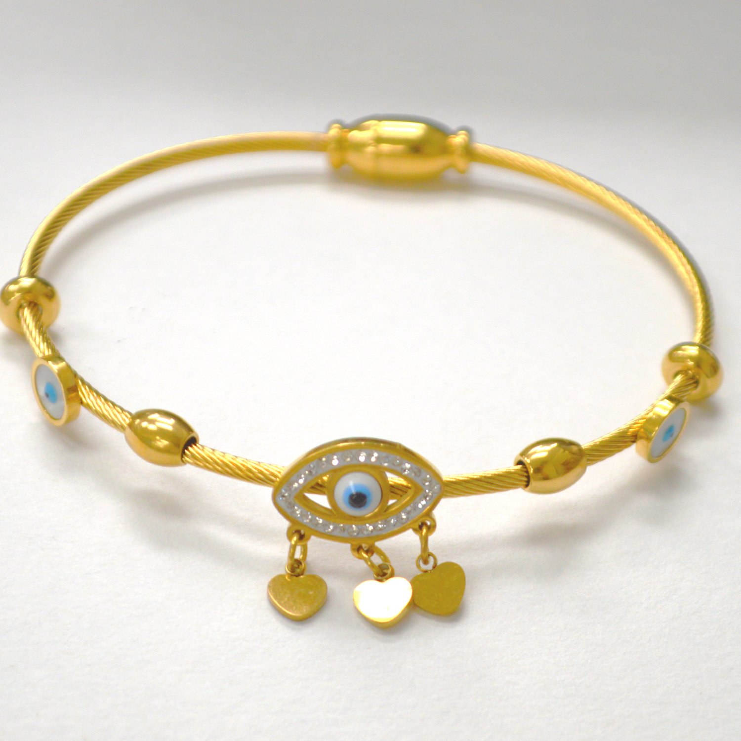 Eye Gold IP Plated Bracelet 84-1936G