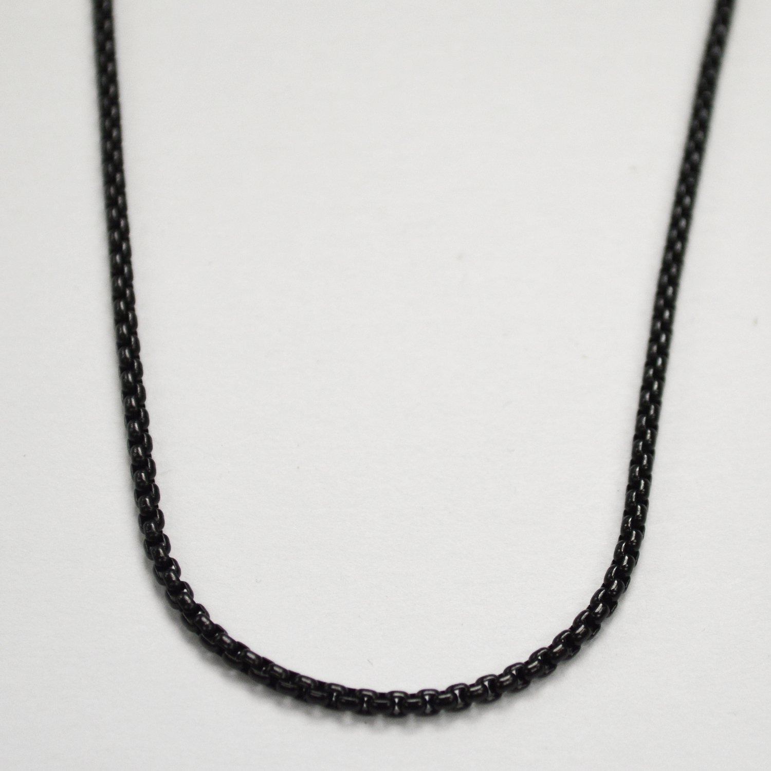2mm Black Sq ROLO Chain 85-207B-2
