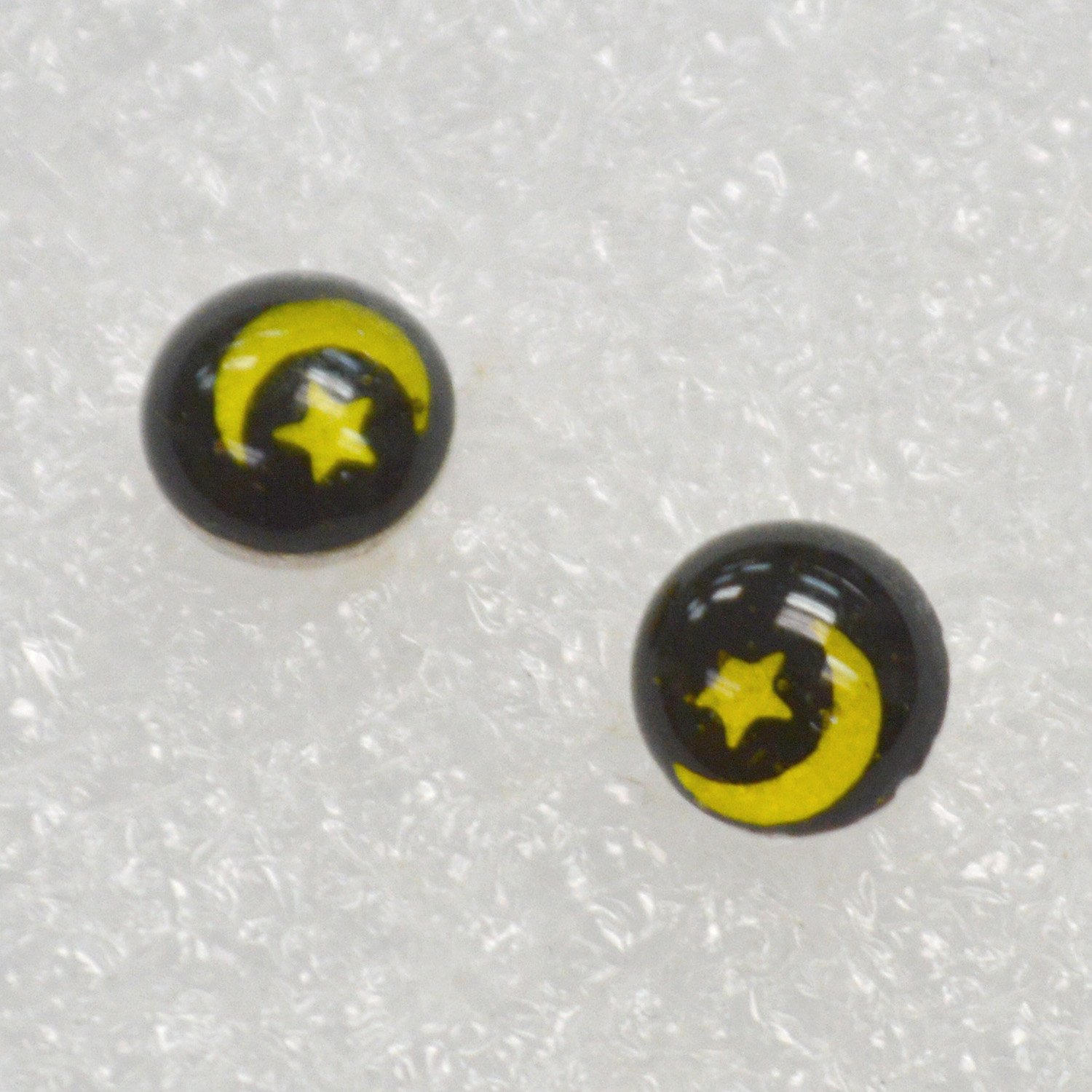 Moon & Star Stud Earring 53-5093