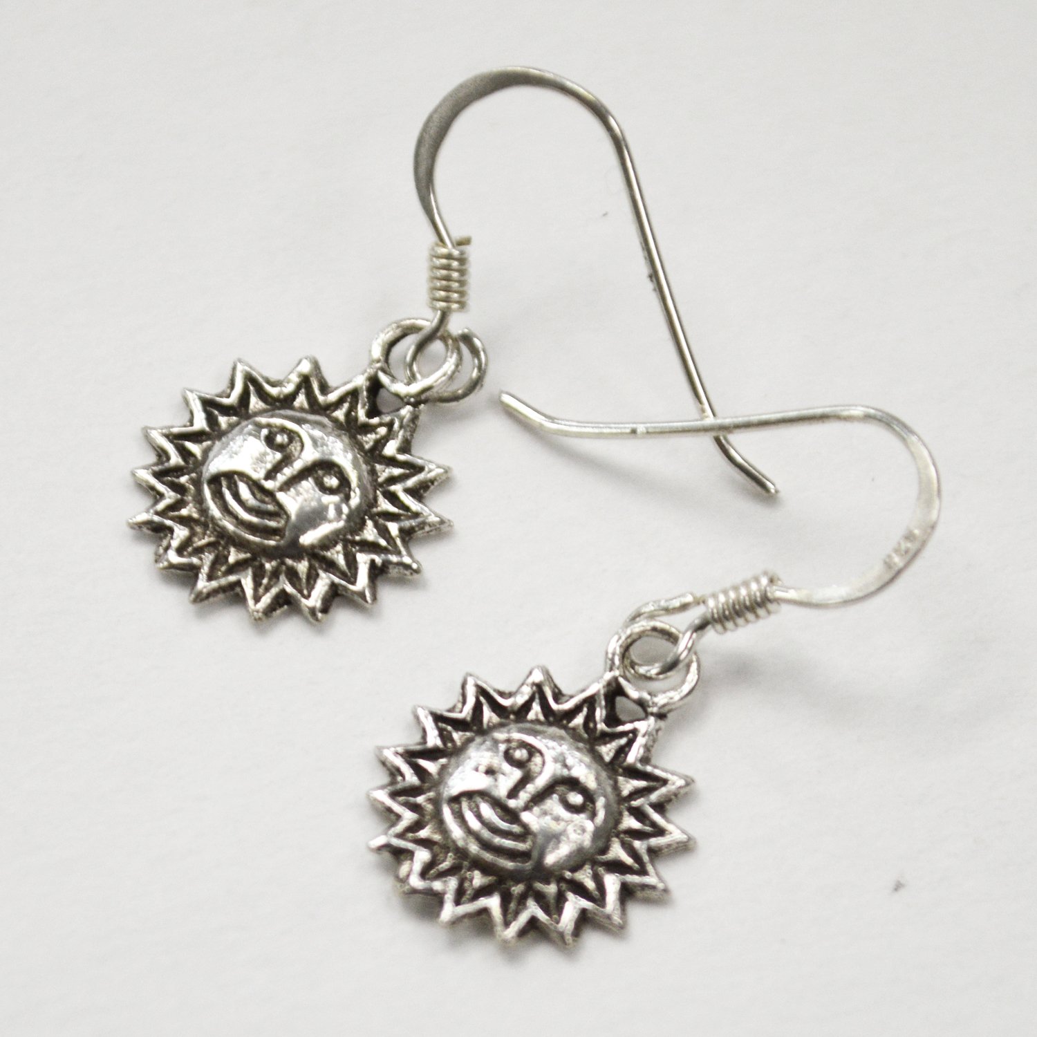 Sun Sterling Silver Earrings 53-5261