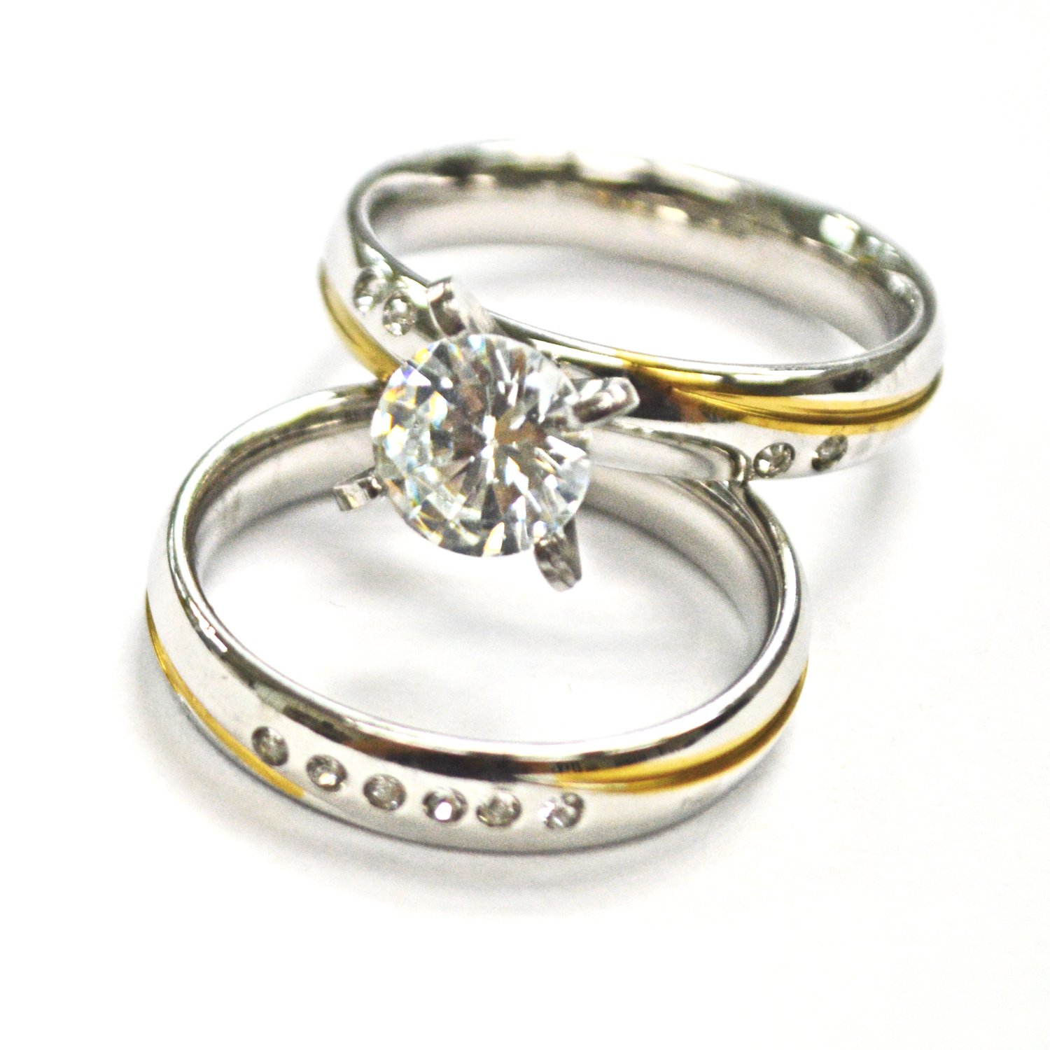 WEDDING SET RING (4x7mm) 81-681