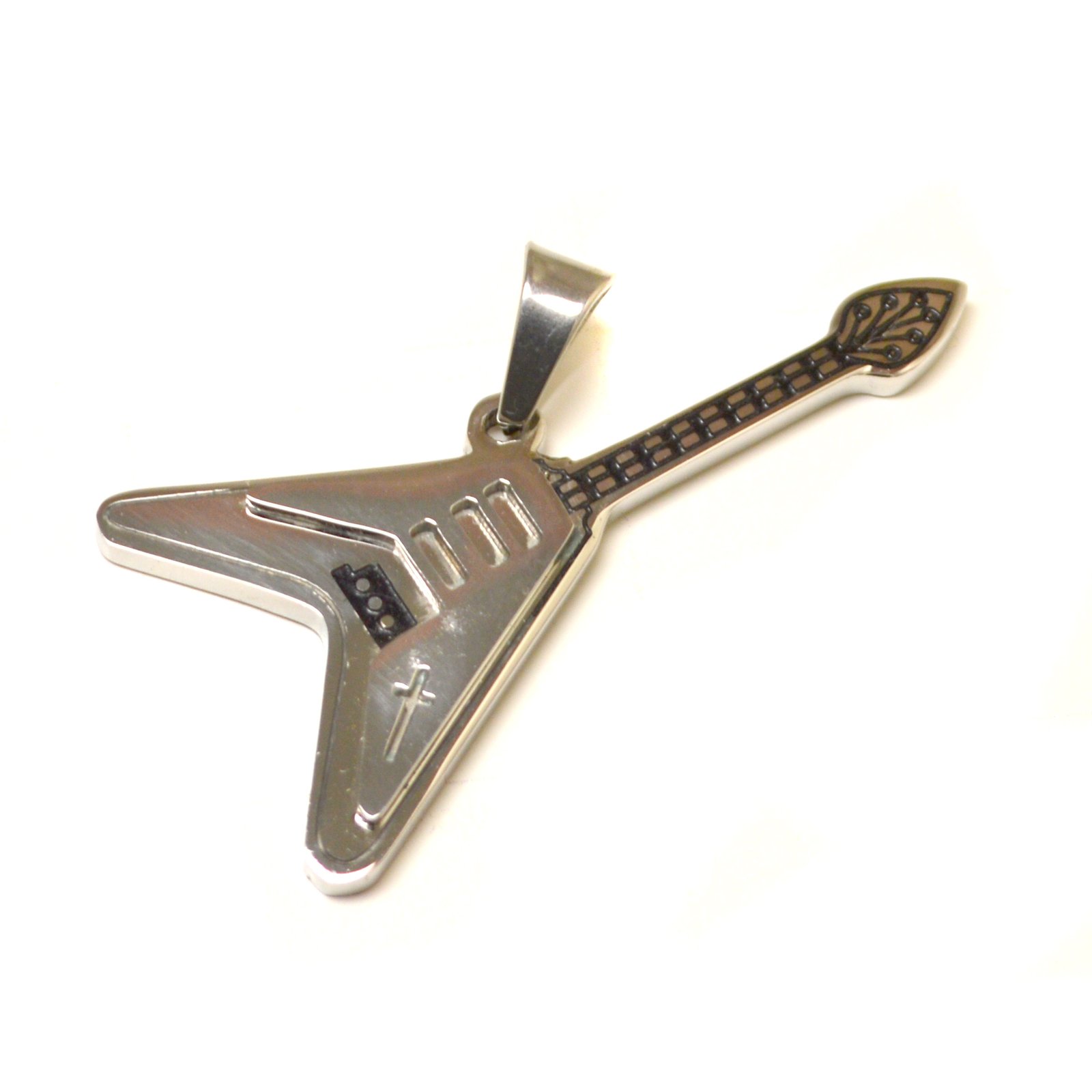 Electric Guitar Stainless Steel Pendant 86-980S