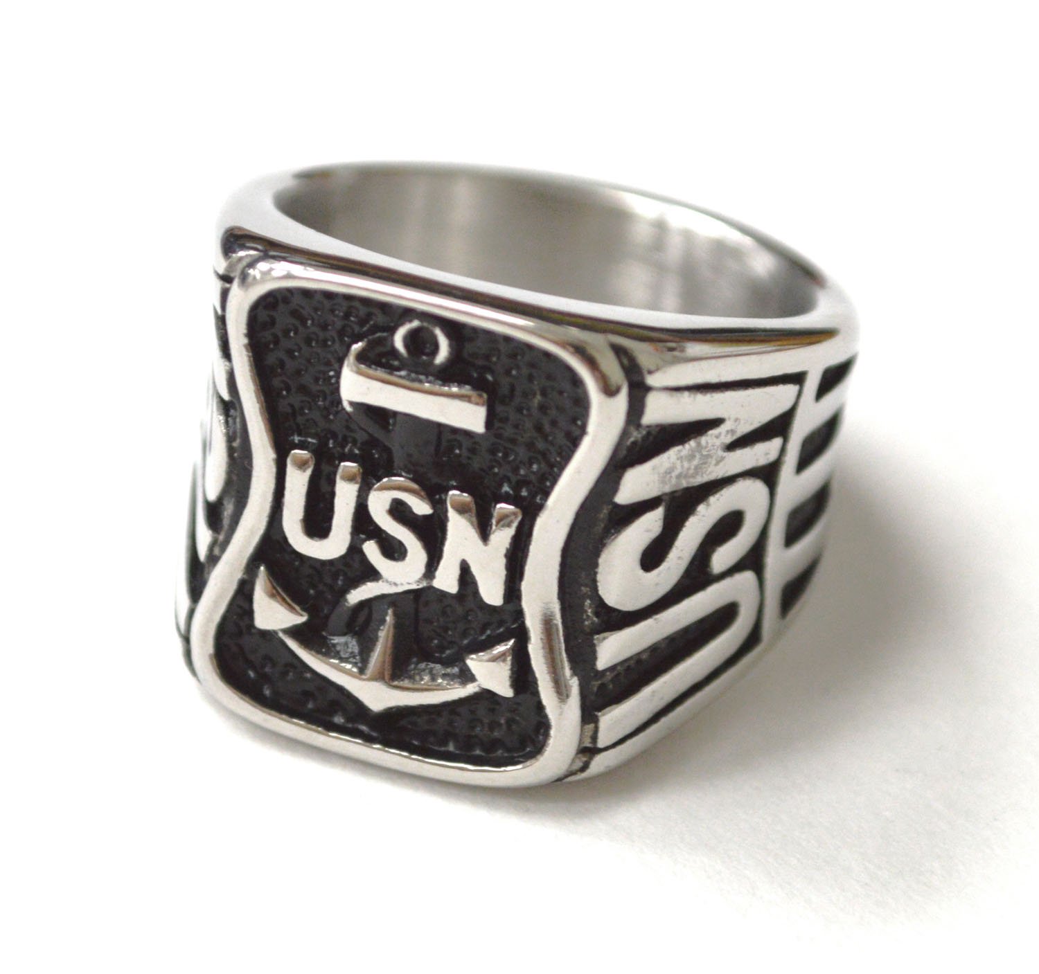 US Navy Stainless Steel Ring 81-1568-Navy