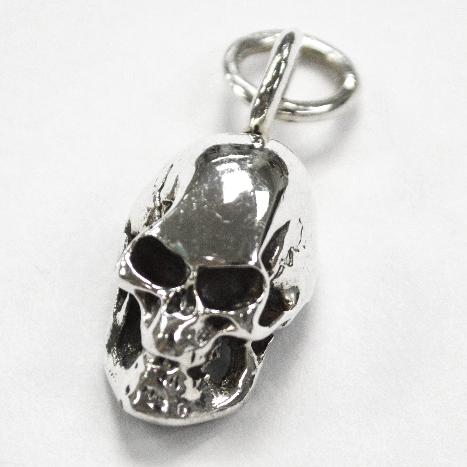 Skull Head Pendant Sterling Silver 561026
