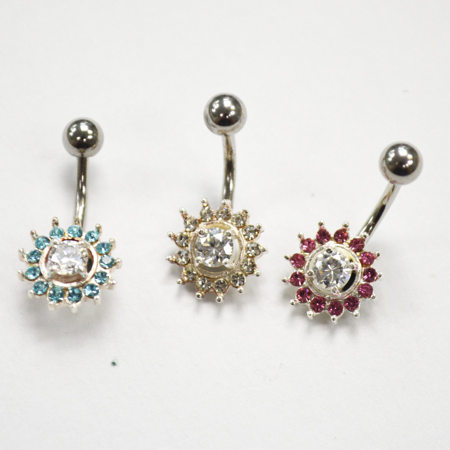 Glitter Flower Belly Banana each pc