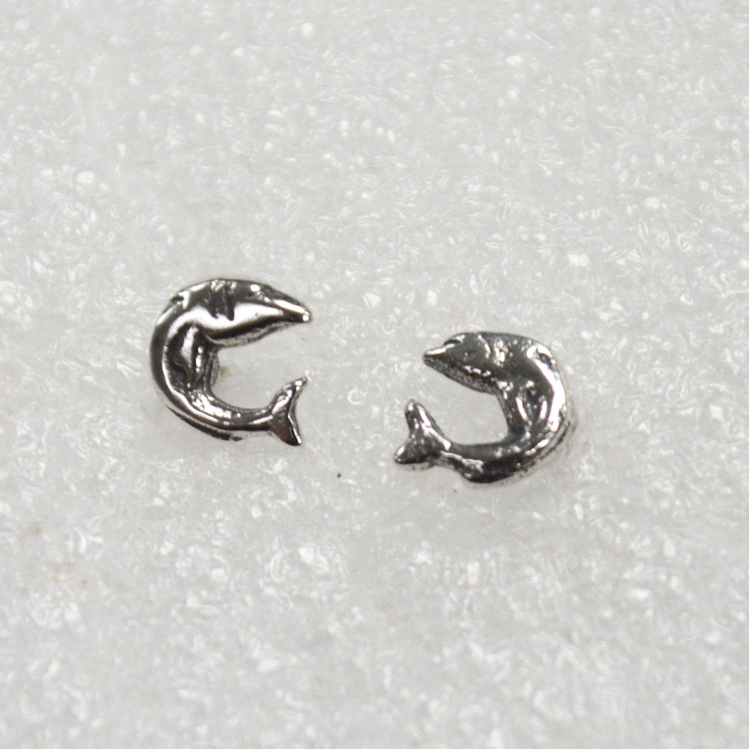 Fish Stud Earring Sterling Silver 53-5011