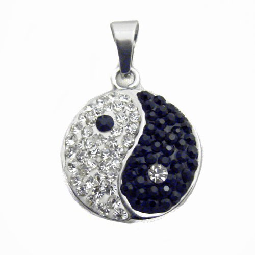 Ying & Yang with Stones Pendant 86-771