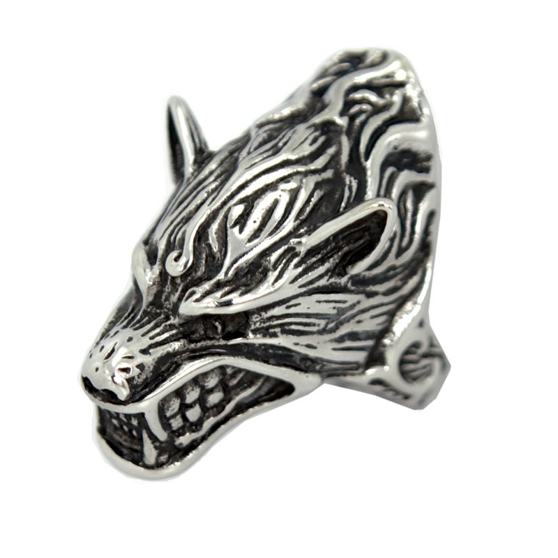 Wolf Stainless Steel Ring 81-1149