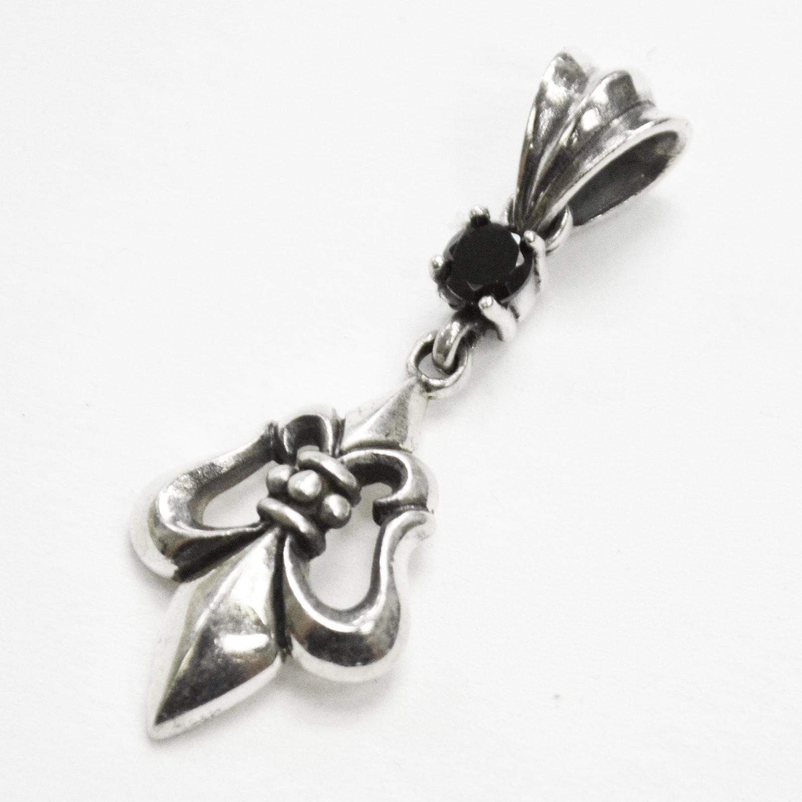 Fleur De Lis Sterling Silver Pendant 562133-1