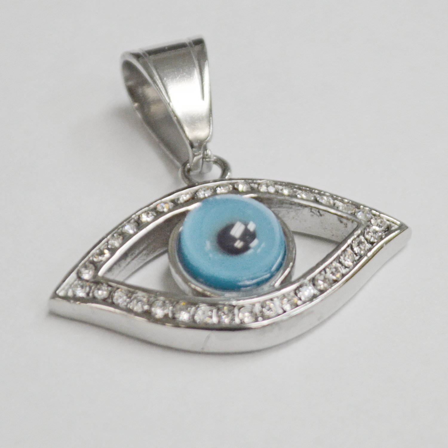 Eyeball Pendant Stainless Steel 86-1306S