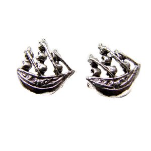 Pirate Ship Stud Earring 53-5036