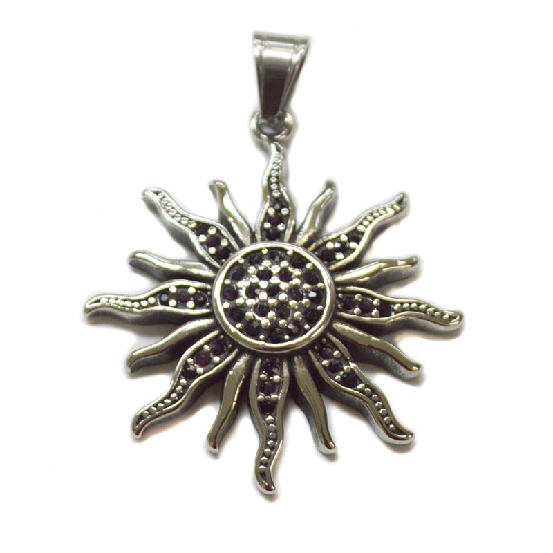 SUNBURST WITH MARCASITES Pendant 86-1940