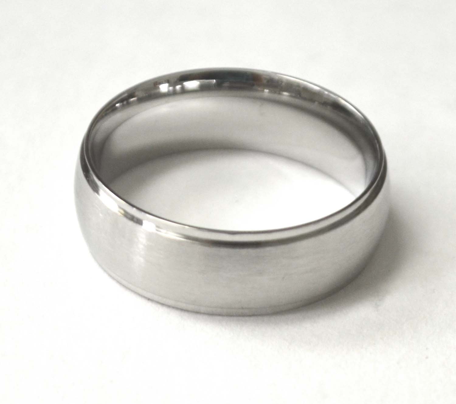 Matte Finished Stainless Steel Ring 81-2370
