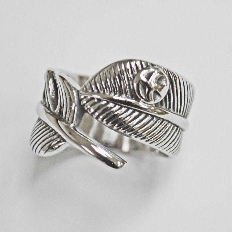 Leaf Stainless Steel Ring  81-1215-Y