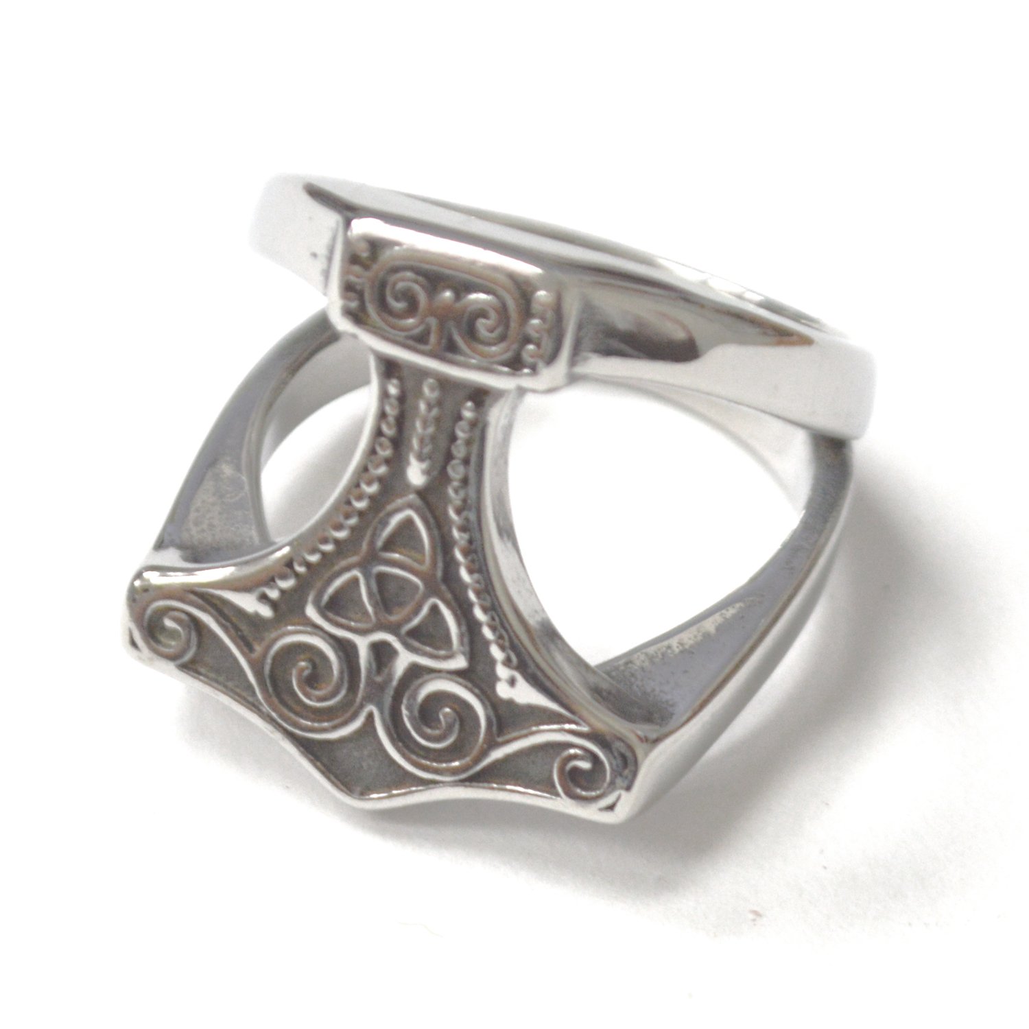 Viking Thor's Hammer Stainless Steel Ring 81-1693