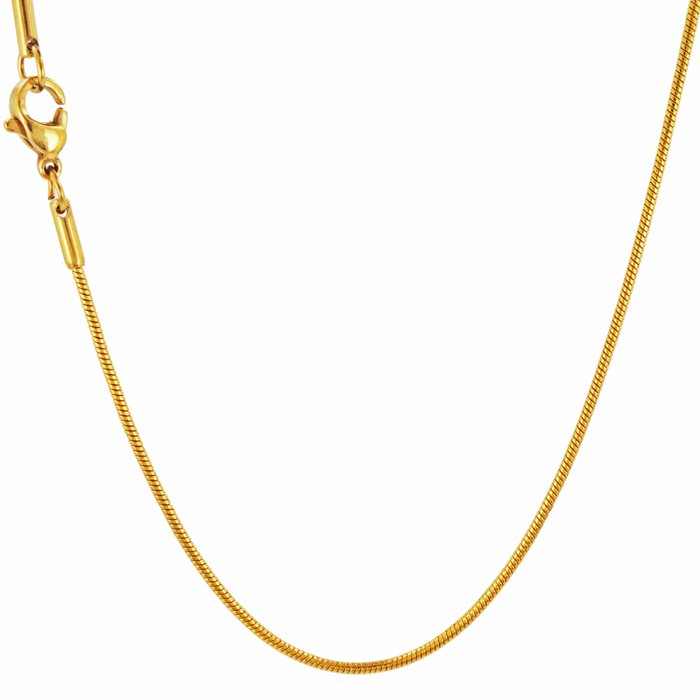 1.2mm Snake Gold IP Plated Chain85-138G-1.2