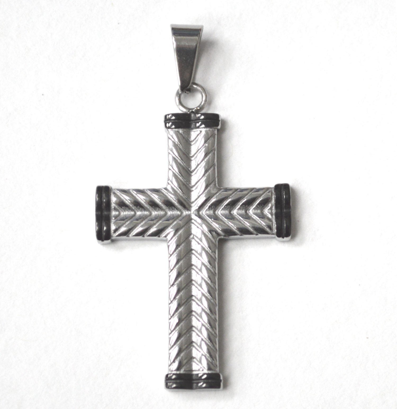 Cross 2 Tone Black Pendant 86-995-2TB