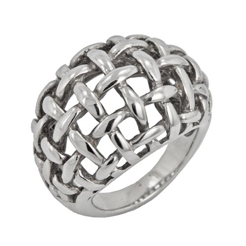 Cut Out Dome Stainless Steel Ring 81-747