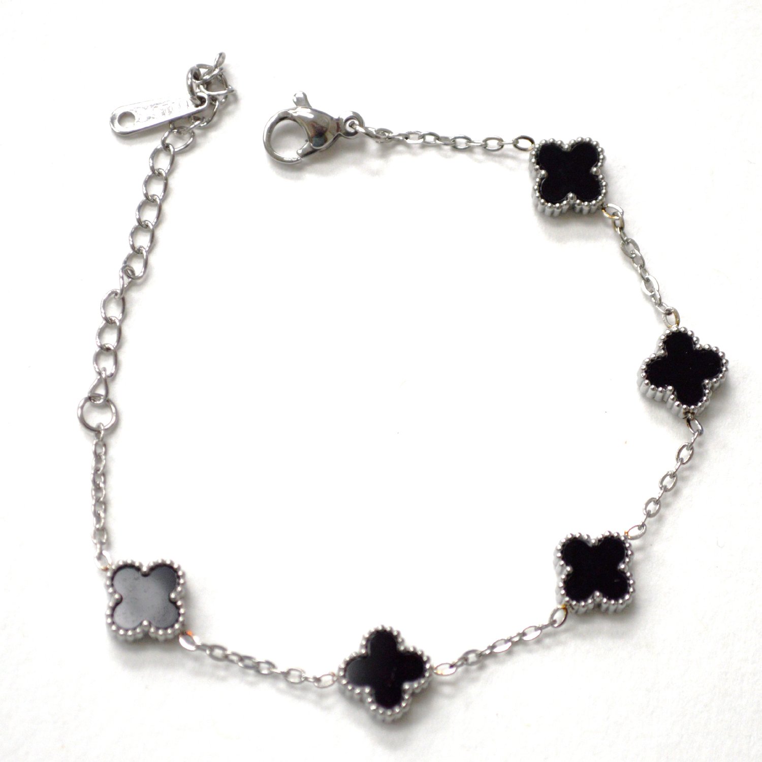 Designers Inspired Stainless Steel Bracelet 84-1973S-9 Blk