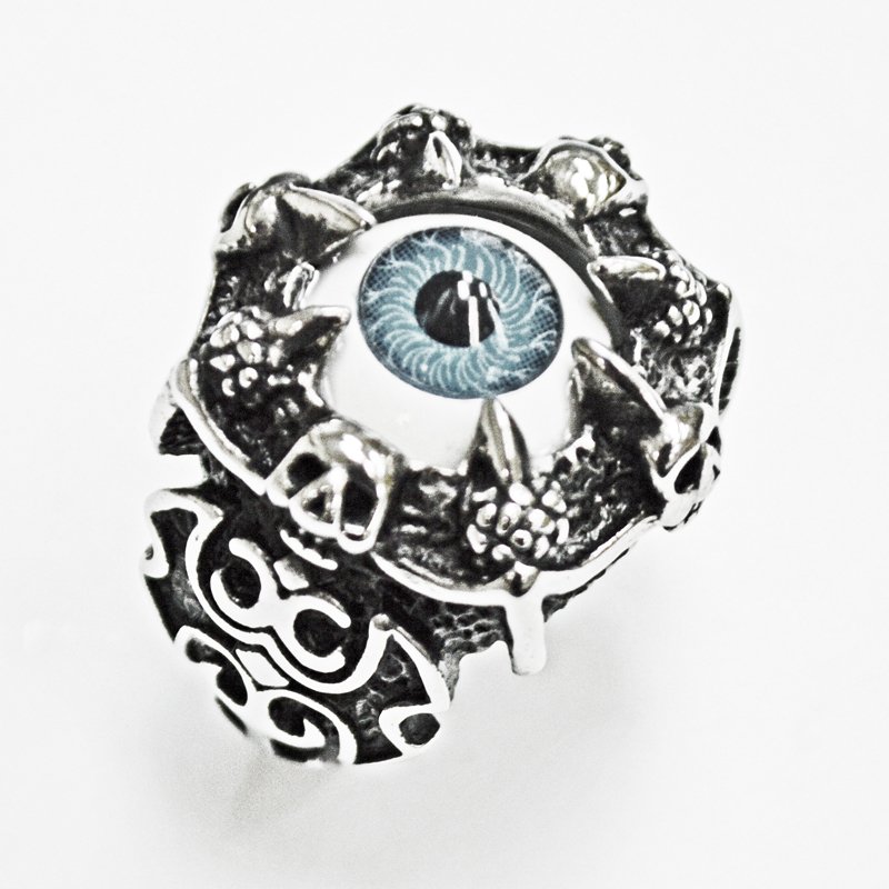 Eye Ball Stainless Steel Ring 81-1223S