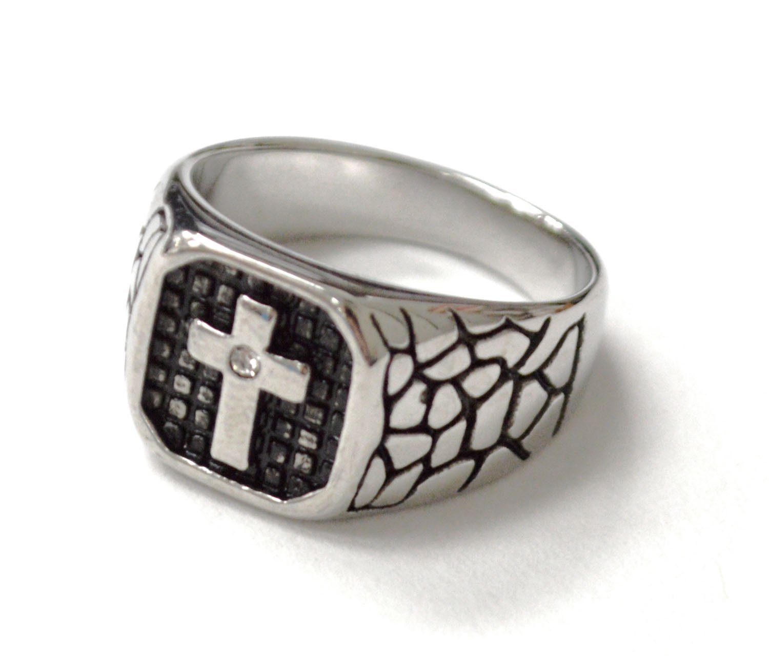 Cross Stainless Steel Ring 81-1609S