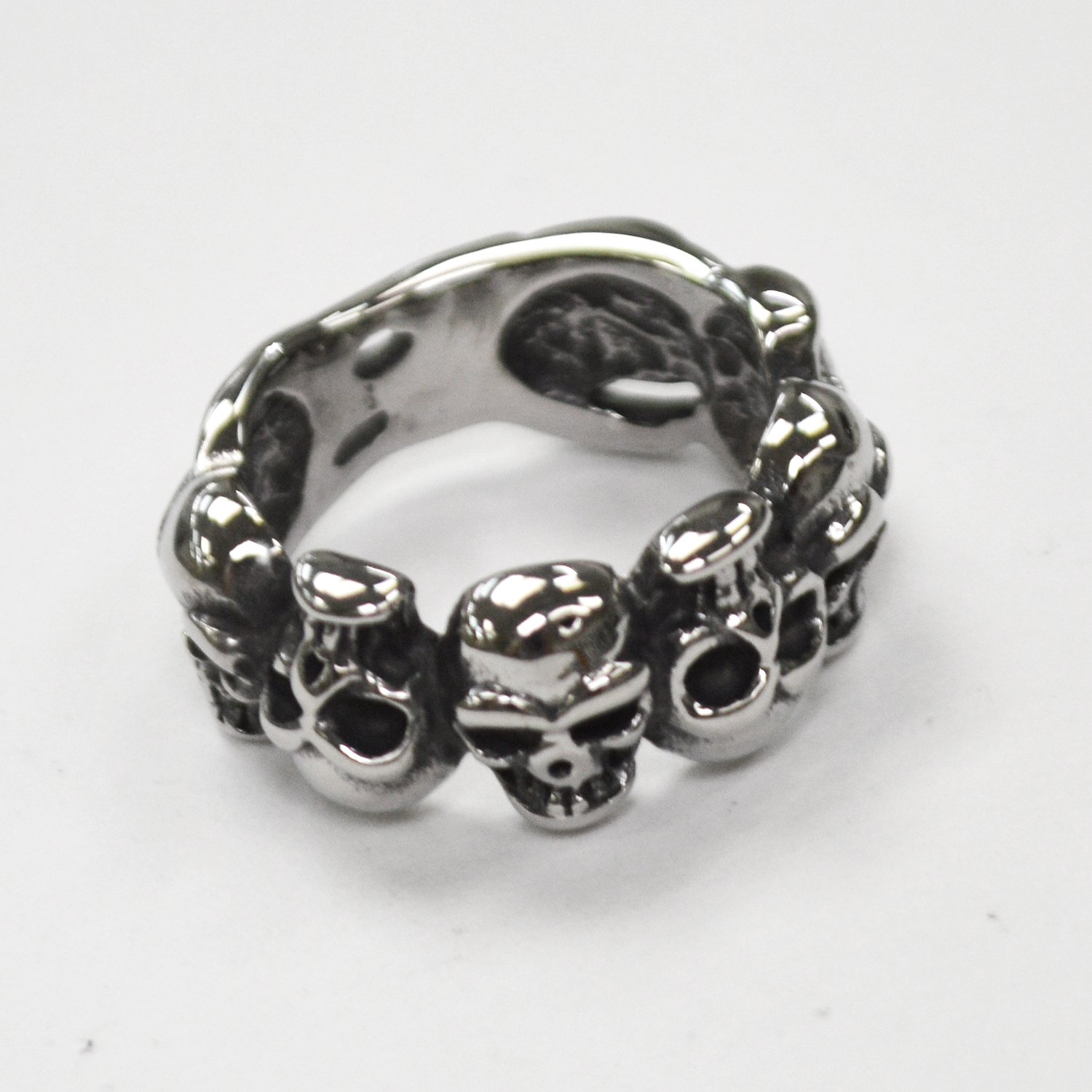 Multi Skull Head Ring 81-1393S