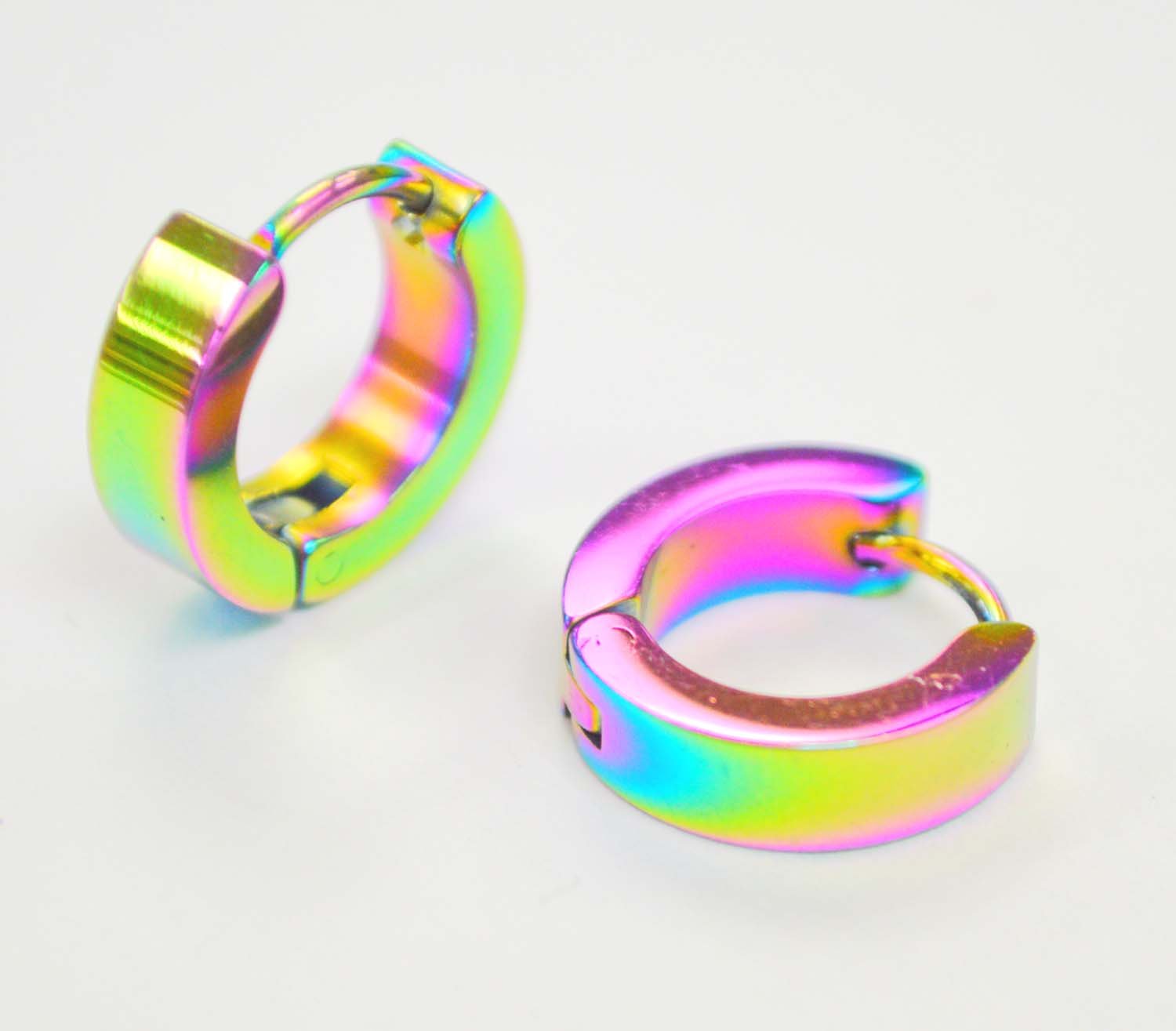 Rainbow Huggie Earrings 83-518-Rbw