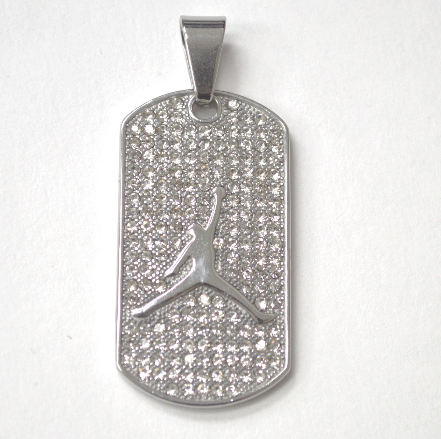 Basketball Dog Tag Stainless Steel 86-2817