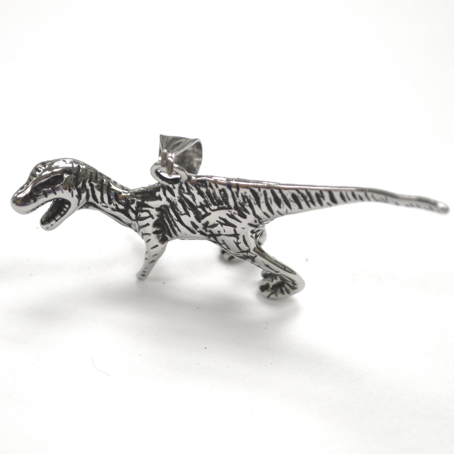 Velociraptor Stainless Steel Pendant 86-2954