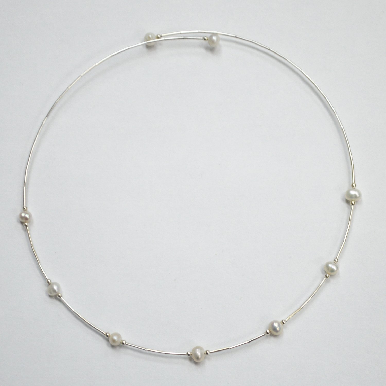 Collar with Pearl Sterling Silver  551023