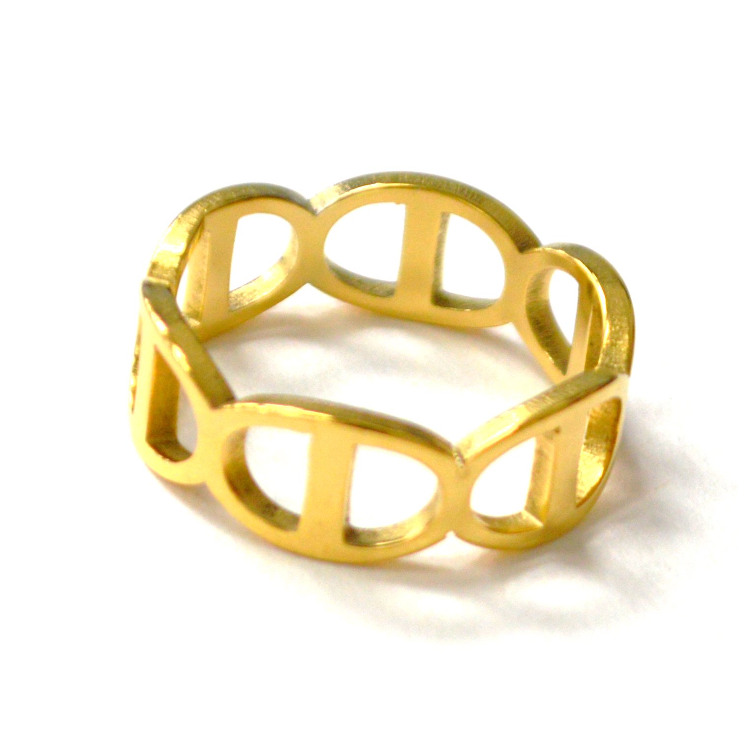 Designers Inspired Gold Plated Ring 81-1751G