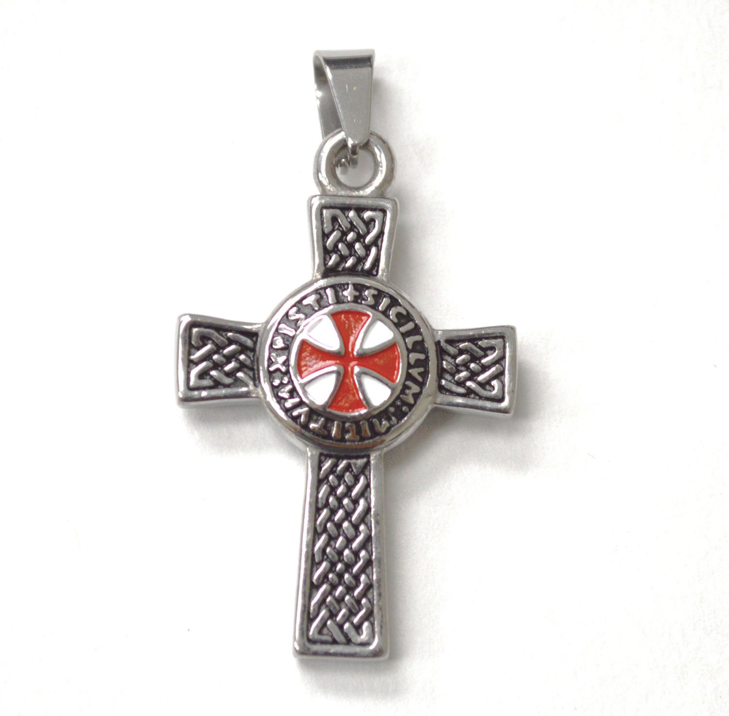Celtic Cross Stainless Steel Pendant 86-2824S