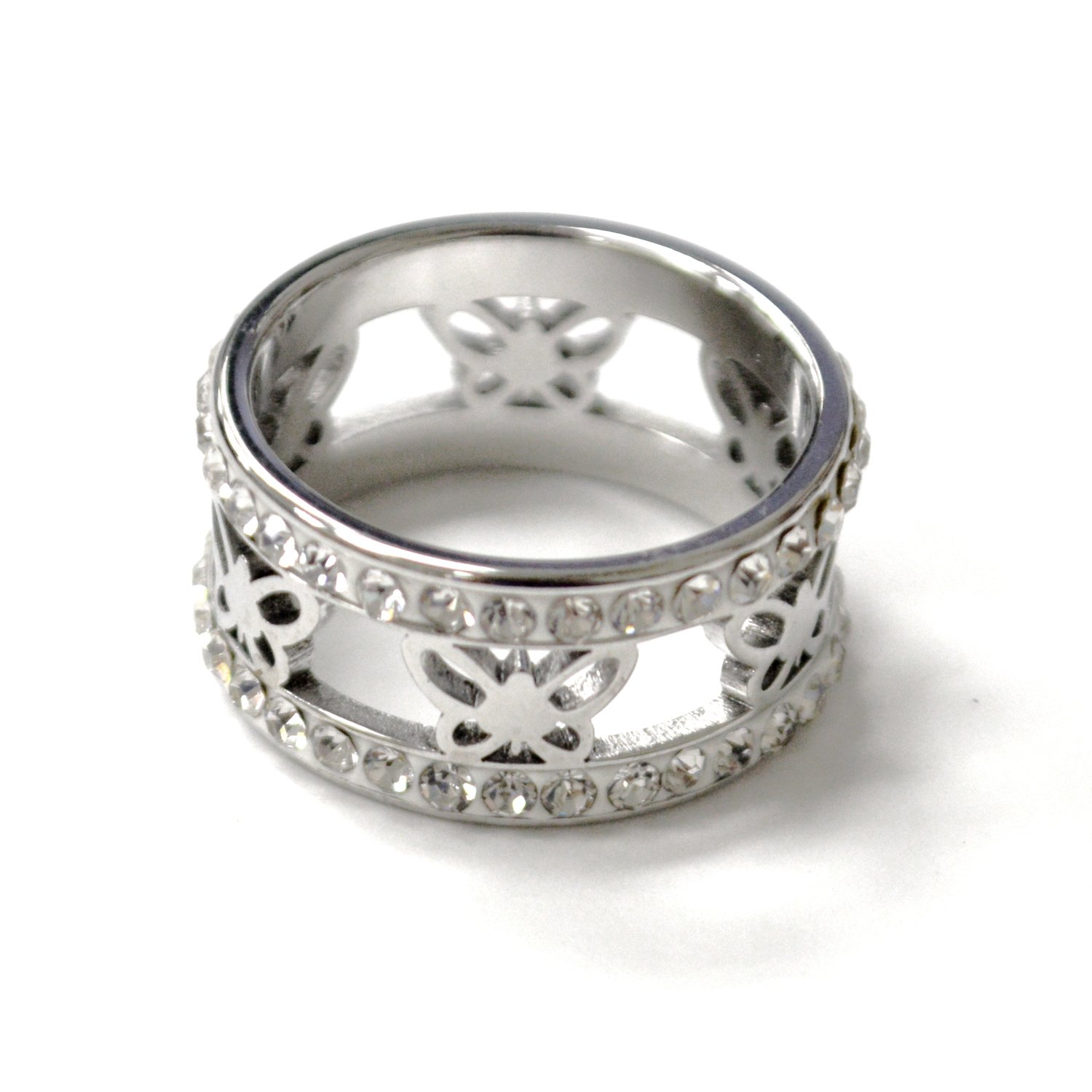 Butterfly Stainless Steel Ring 81-1821