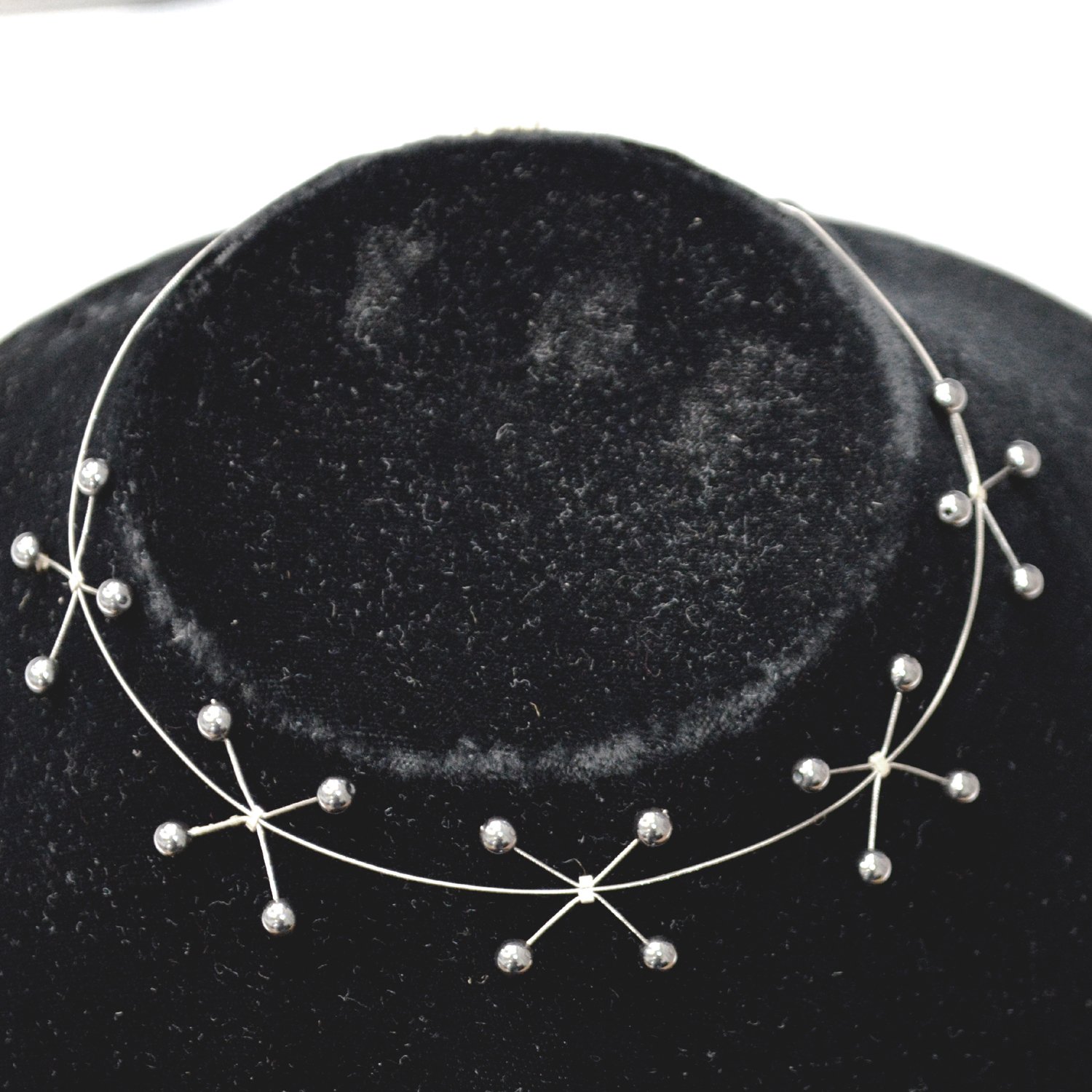 Sterling Silver Choker Necklace 55-1024