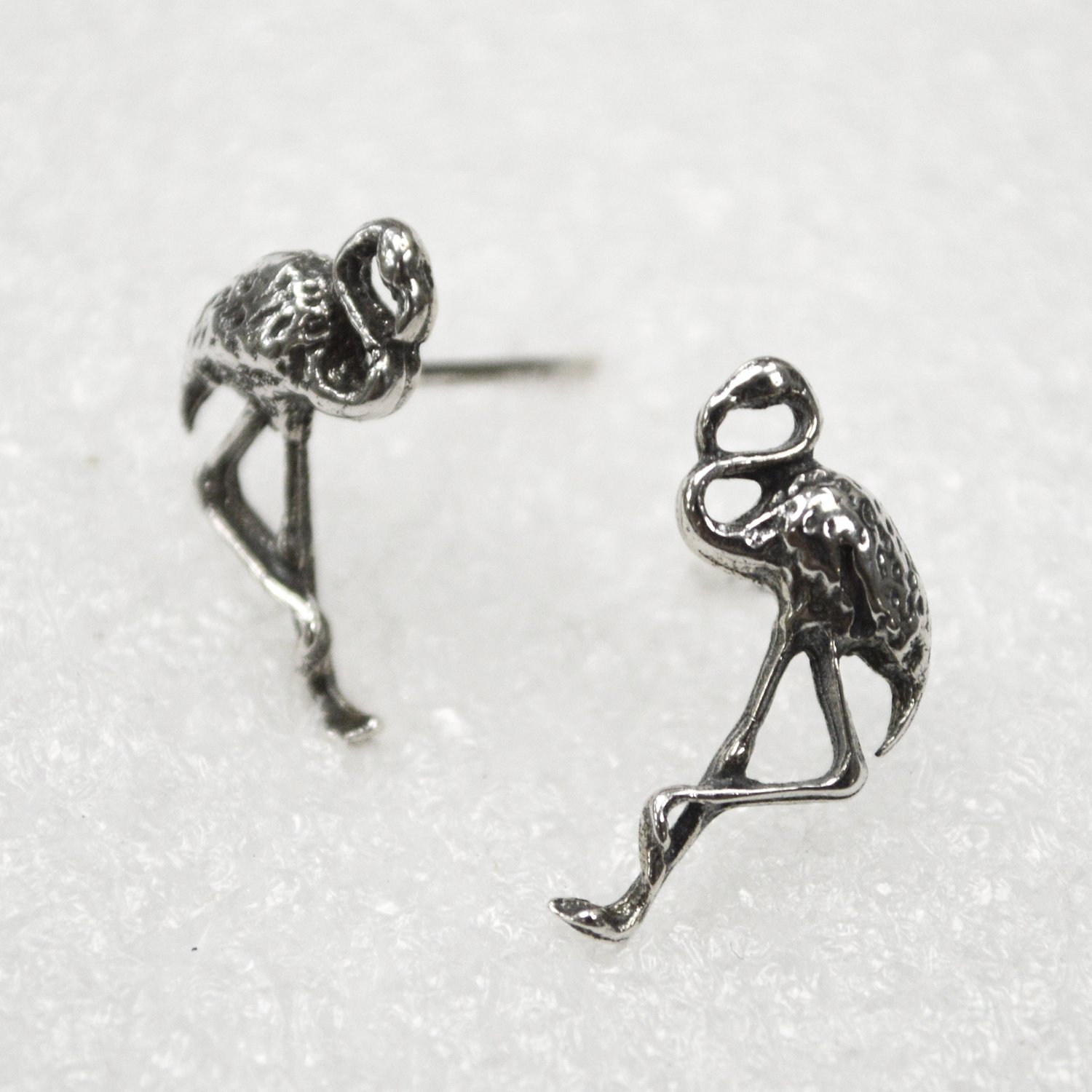 Flamingo Stud Sterling Silver Earrings 53-5254