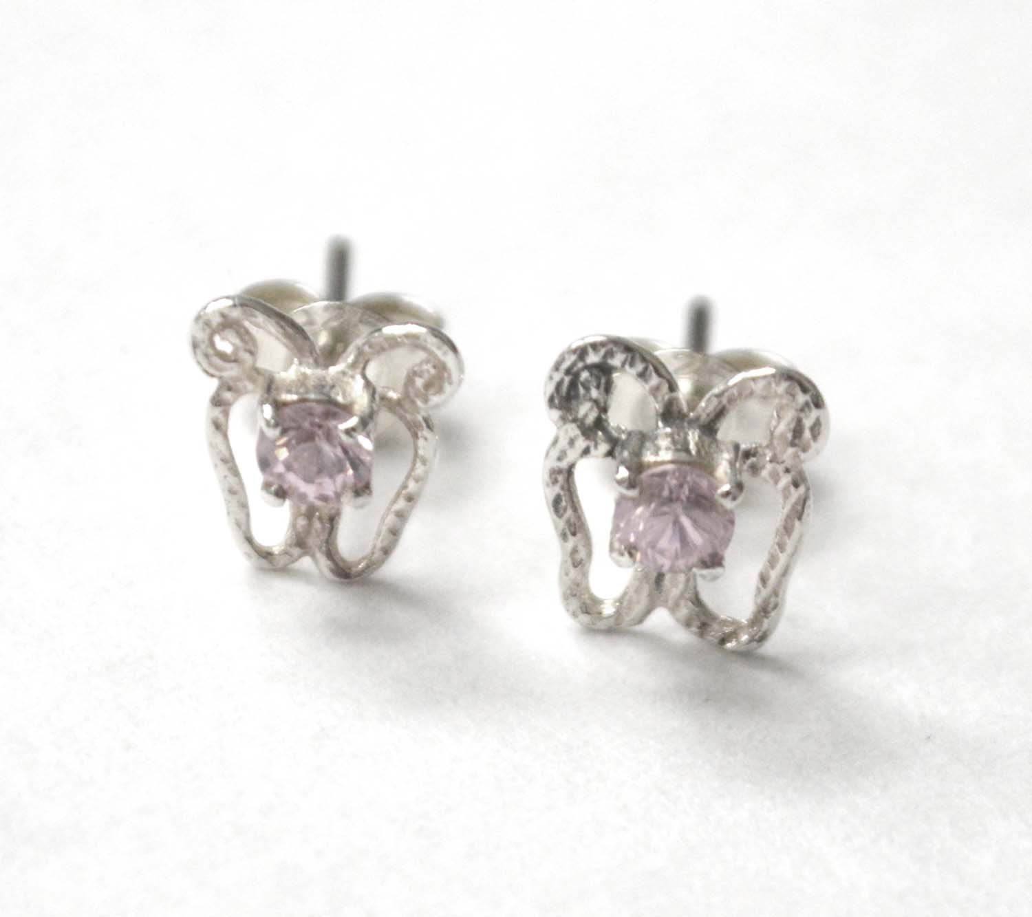 Butterfly Stud Earring Sterling Silver 53-5286